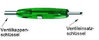 Ventilschrauber 232511 Alligator mit Magnet Schrauber Ventile Pkw 23.2511