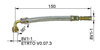 Ventilverlängerung flexibel 150 mm 90° Ventilverlängerungen Alligator 336108 Lkw