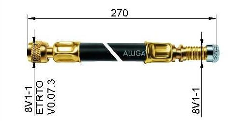 Alligator 9-370288 Ventilverlängerung hochflexibel 270 mm Ventile Lkw Vg8